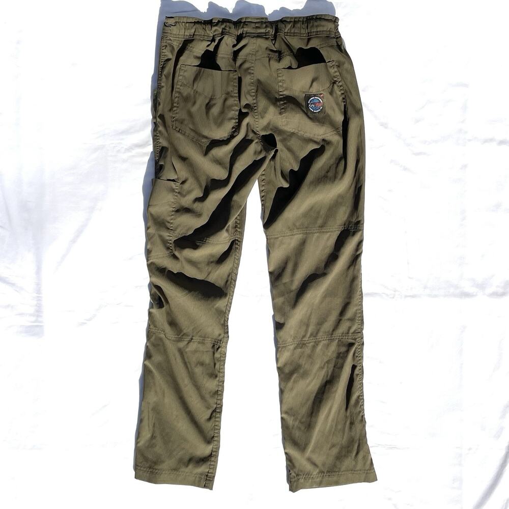 koi Olive Green Straight Leg Scrub Pants - Picture 3 of 5